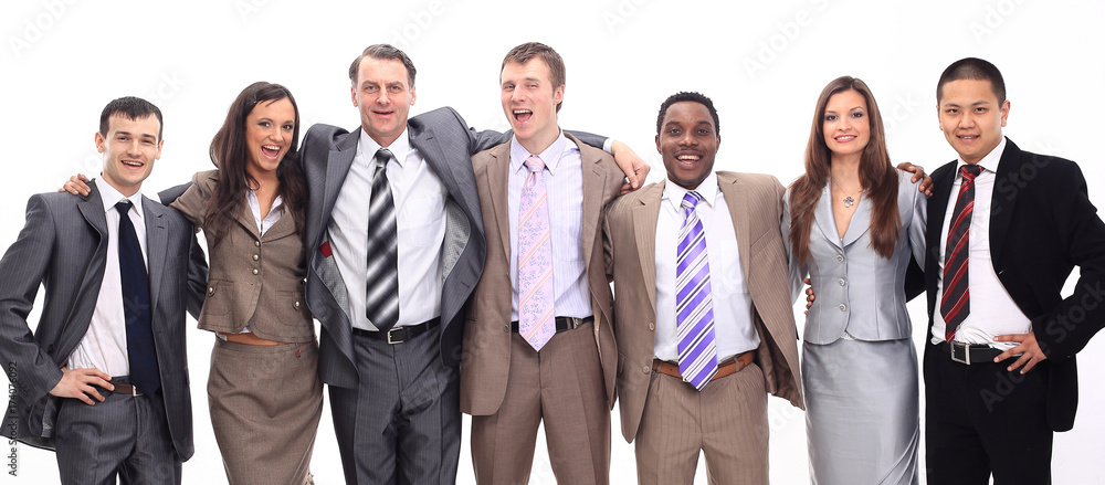 portrait of successful business team
