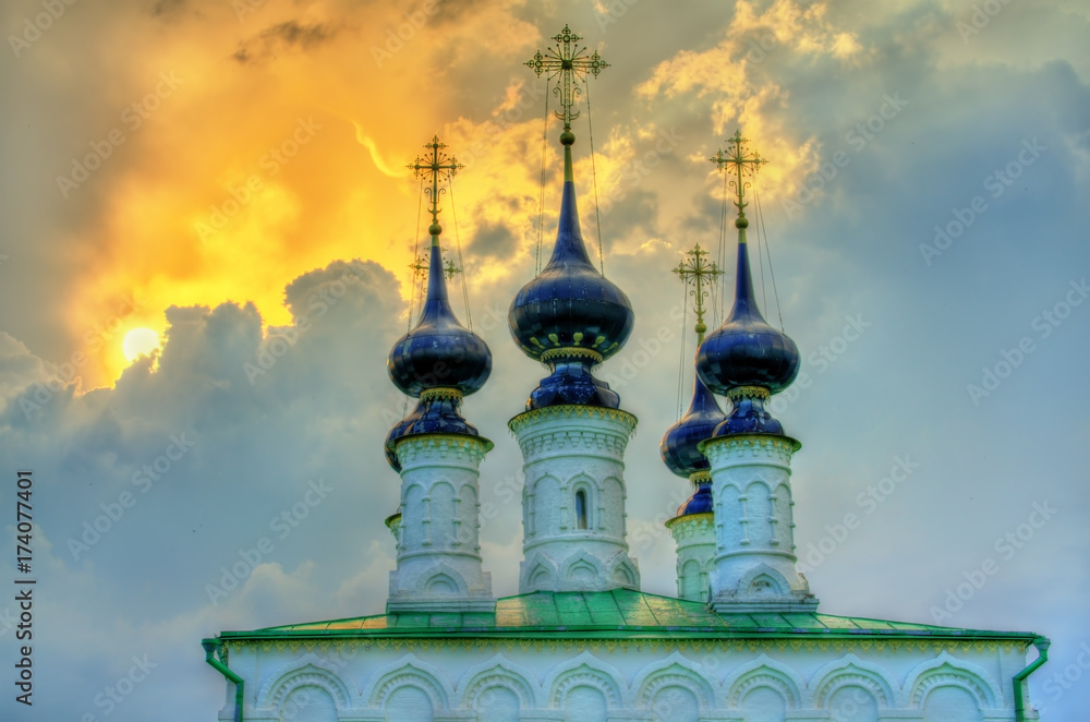 Church of the Entry of Christ in Jerusalem in Suzdal, Russia