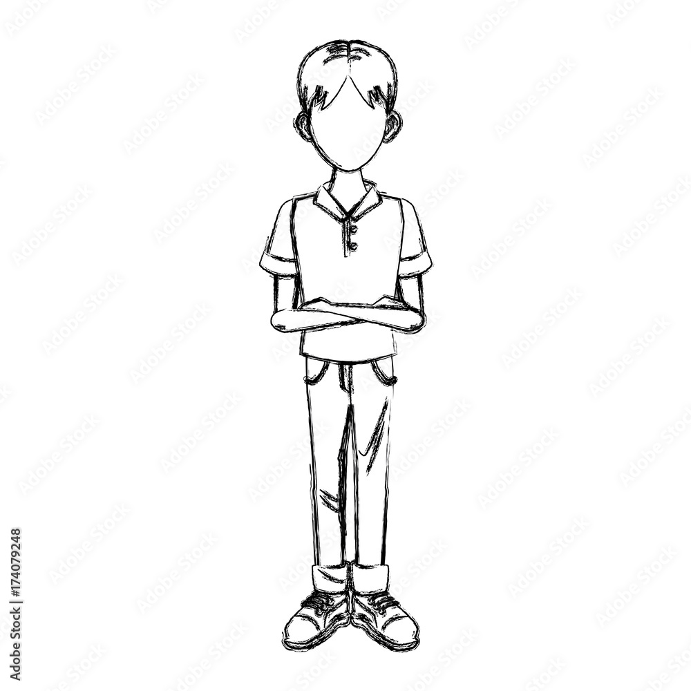 Young man cartoon icon vector illustration graphic design Young man cartoon icon vector illustration graphic design
