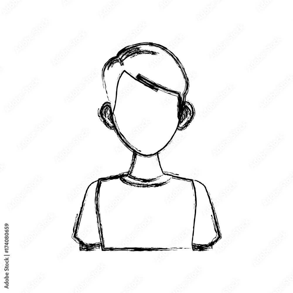 Young man cartoon icon vector illustration graphic design Young man cartoon icon vector illustration graphic design