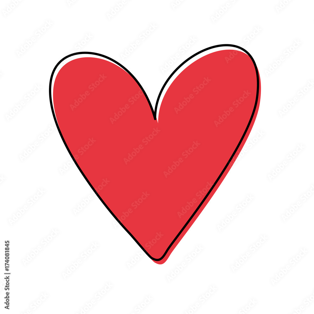 pictogram heart vector illustration pictogram heart vector illustration