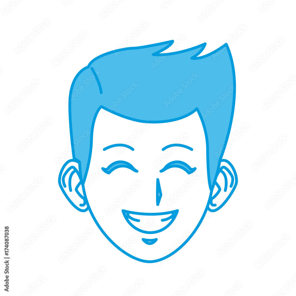 Young man cartoon icon vector illustration graphic design Young man cartoon icon vector illustration graphic design