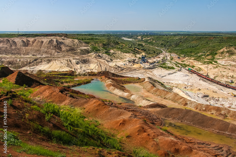 Silviculture around the clay quarry