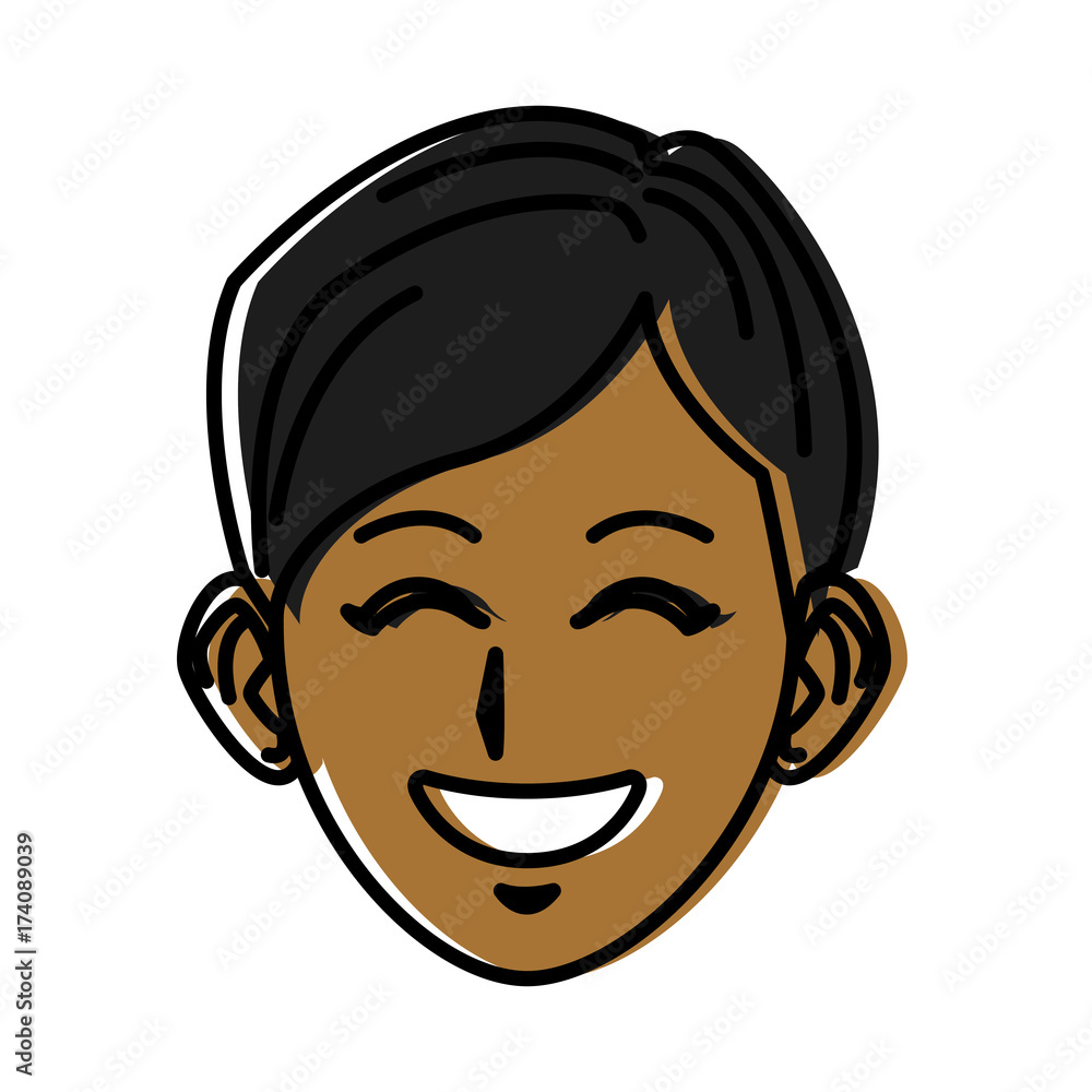 Young woman cartoon icon vector illustration graphic design Young woman cartoon icon vector illustration graphic design
