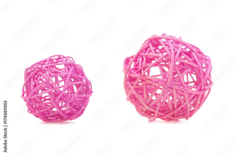 Fototapeta premium Decorative ball from the vine