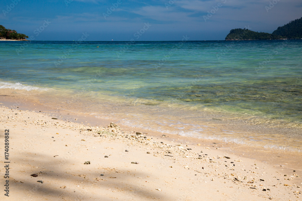 A beautiful beach in Kota Kinabalu