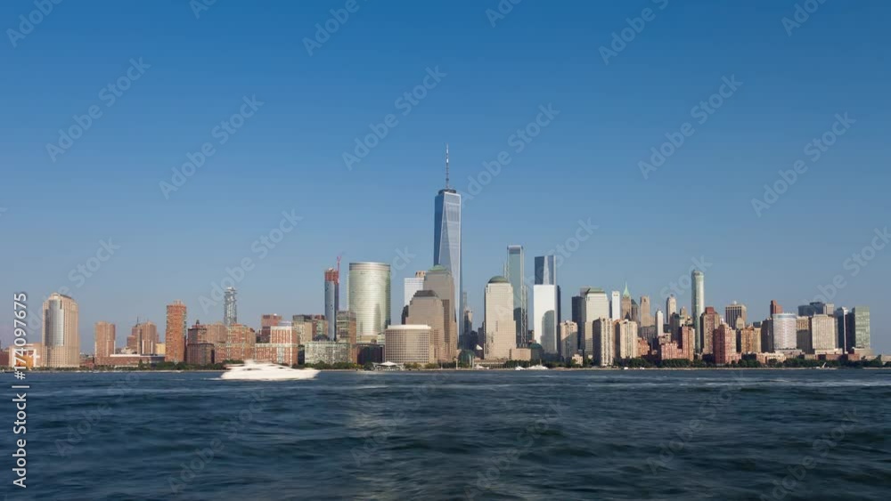 Lower Manhattan Skyline Day Timelapse Lower Manhattan Skyline Day Timelapse