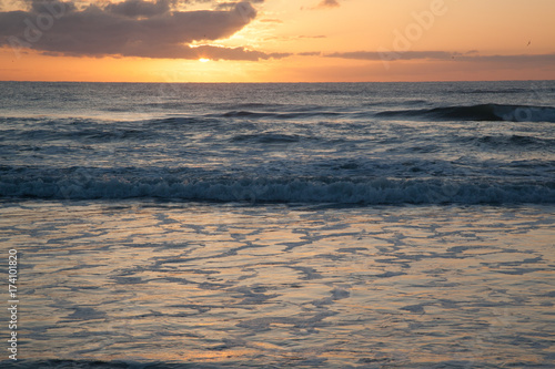 Dawn at the ocean