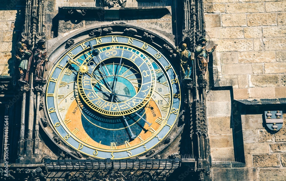 Obraz premium Astronomical Clock in Old Town Square Prague, Czech republic