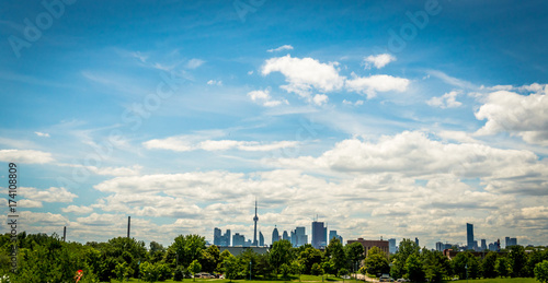 Toronto Skyline Clouds