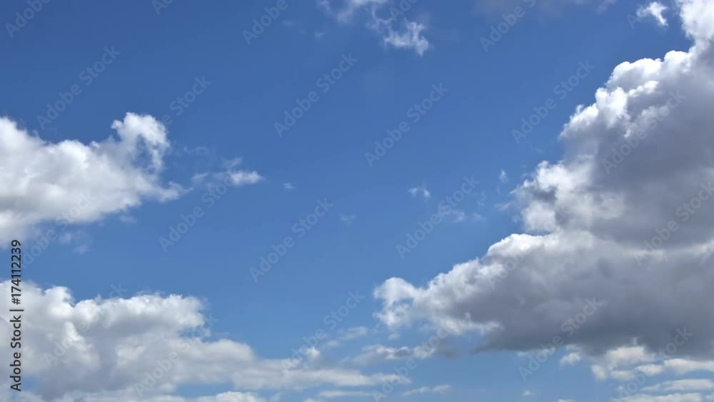 Timelapse of Clouds and Blue Sky. Beautiful moving clouds timelapse with dramatic perspective Timelapse of Clouds and Blue Sky. Beautiful moving clouds timelapse with dramatic perspective