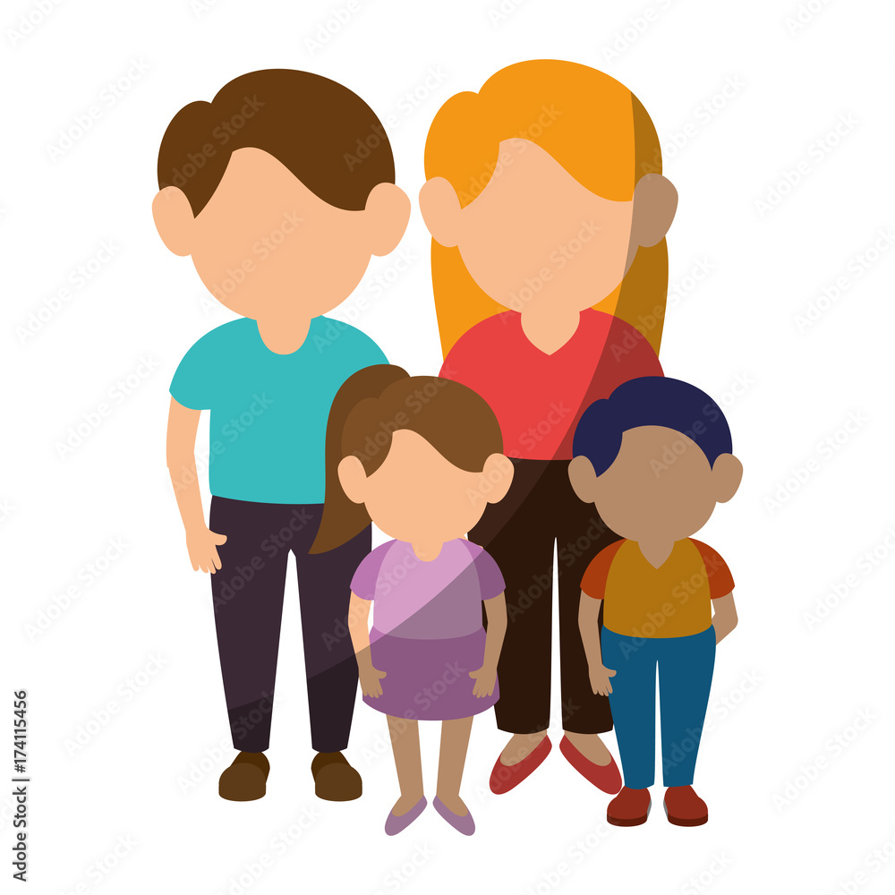 family with kids icon