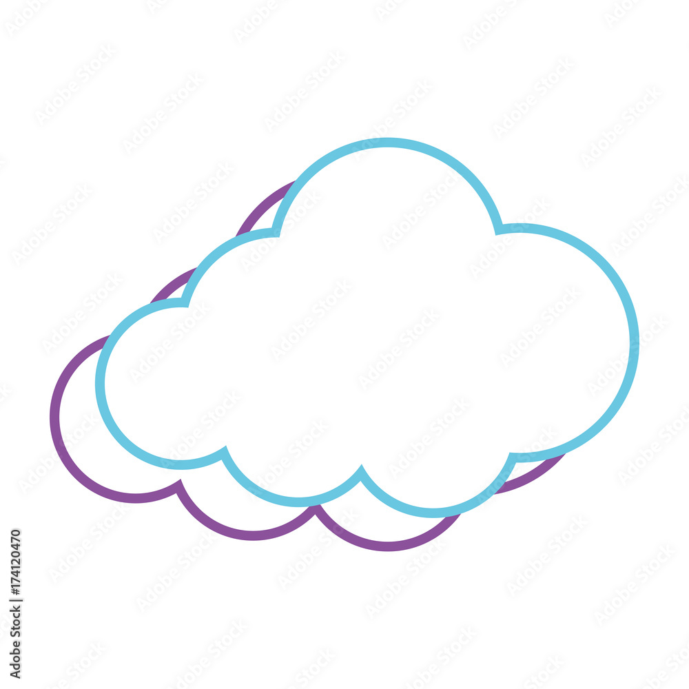 cloud vector illustration