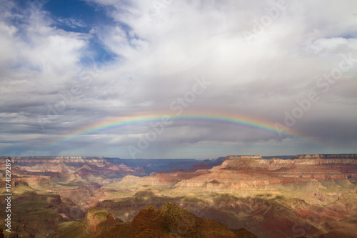 A Rainbow Over the Grand Canyon, South Rim, Grand Canyon National Park