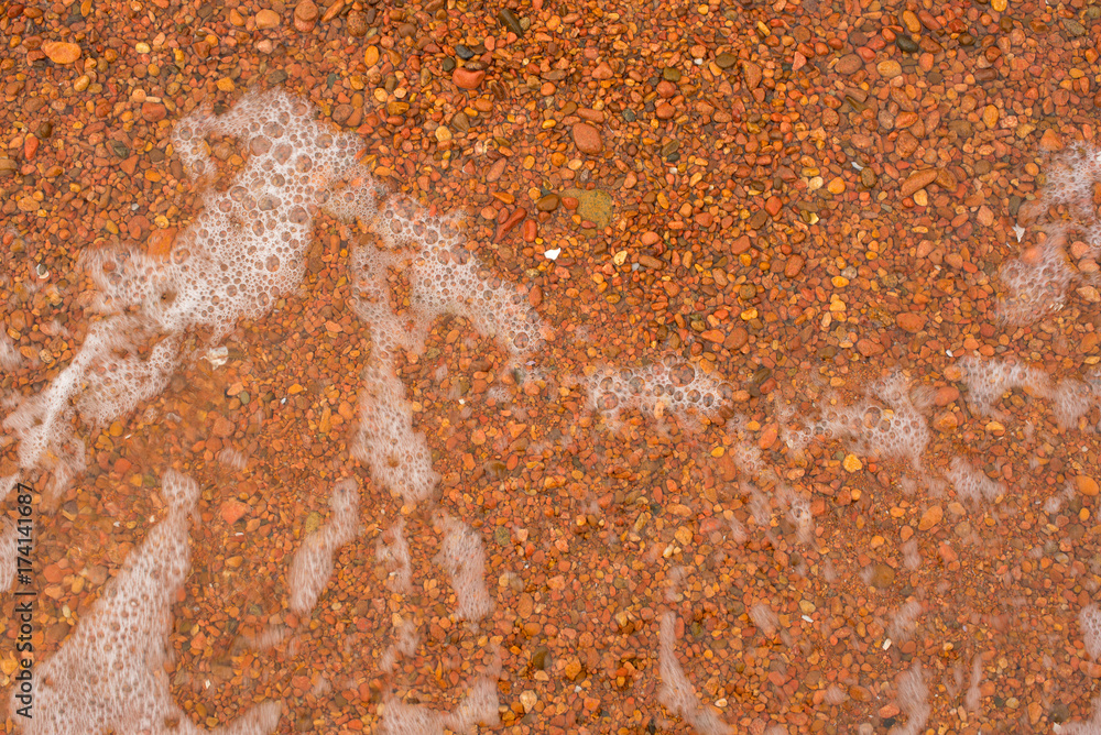 Small sea pebbles red Natural background. Small sea pebbles red Natural background.