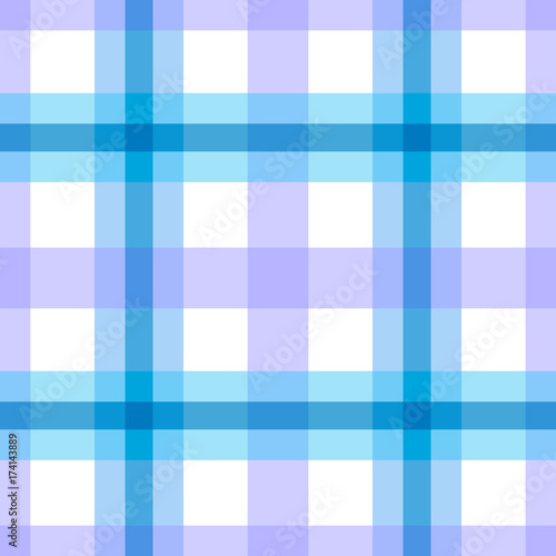 Vector checkered plaid seamless pattern