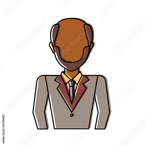 man professional   avatar vector illustration © djvstock