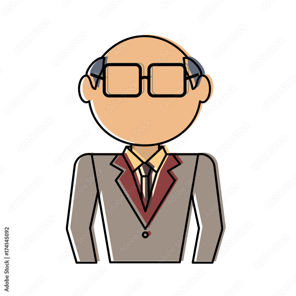 man professional vector illustration