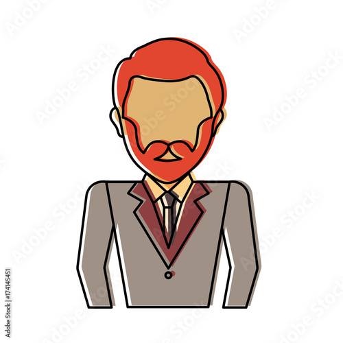 man professional vector illustration © djvstock