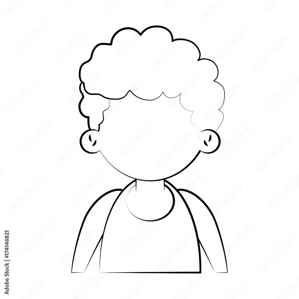 Little boy cartoon icon vector illustration graphic design Little boy cartoon icon vector illustration graphic design