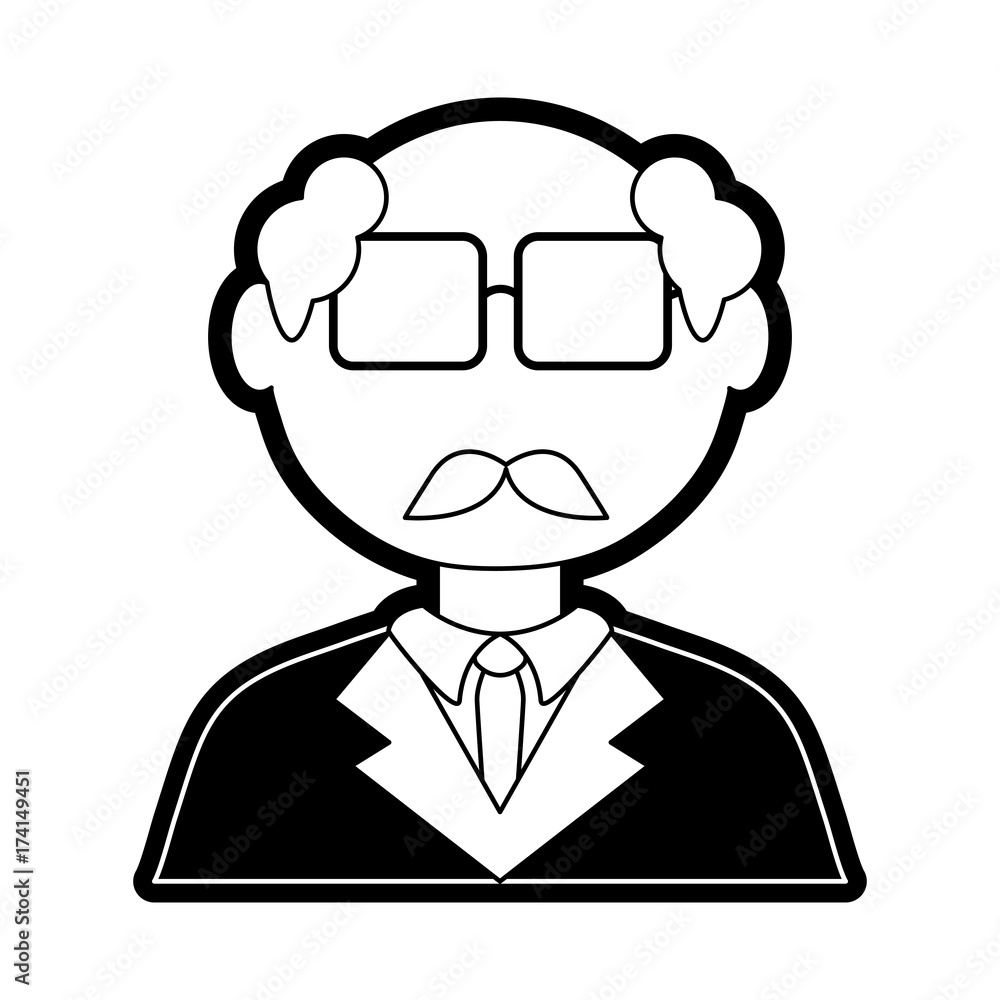 flat line monocromatic lawyer over white background vector illustration
flat line monocromatic lawyer over white background vector illustration