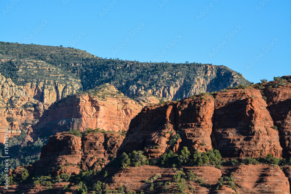 Towering landscape in Sedona Arizona