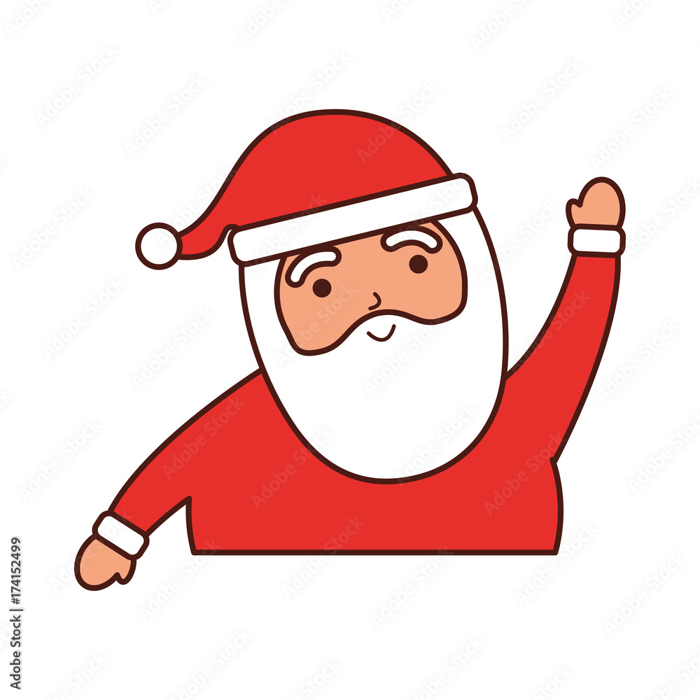 christmas happy santa claus character christmas happy santa claus character