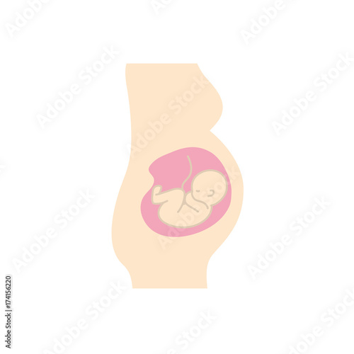 woman expecting and baby with umbilical cord