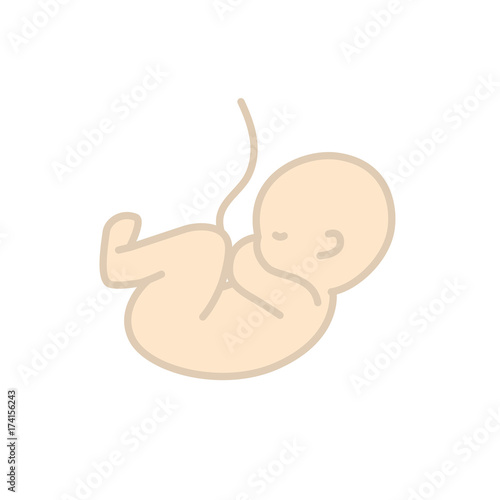 nice baby with umbilical cord