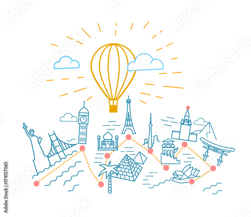 concept of tourism and travel