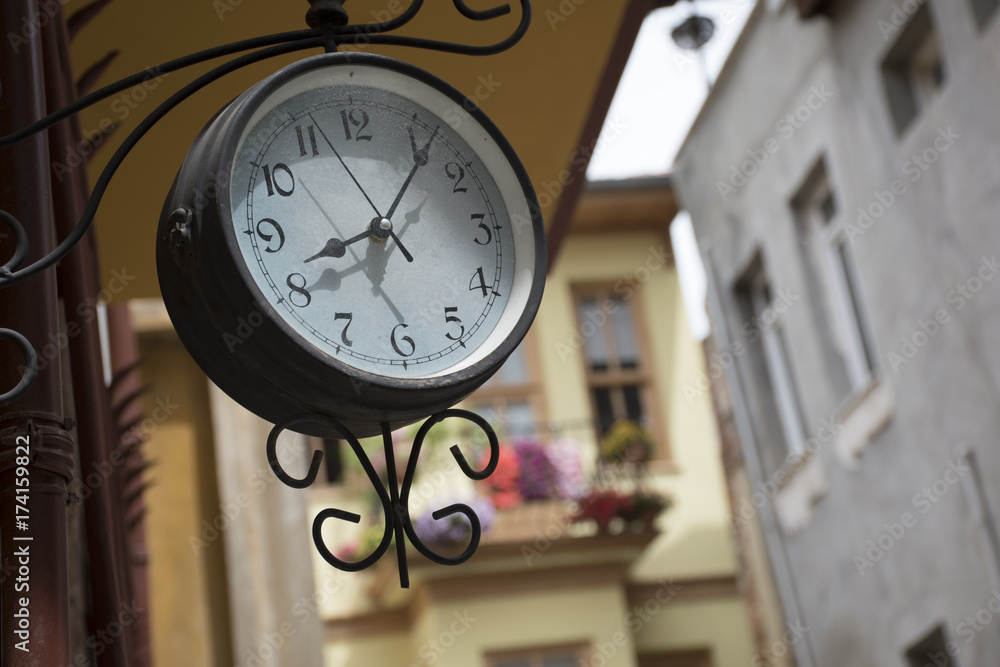 Naklejka premium Street Clock