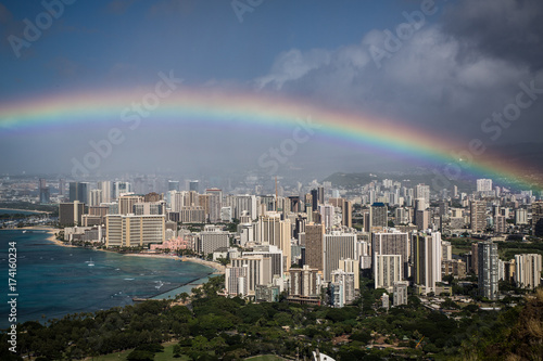 Honolulu Under Rainbow