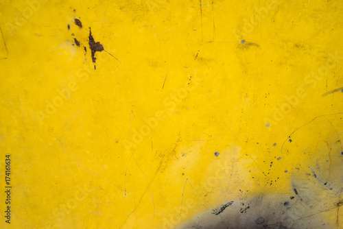 yellow metal rusty texture for background