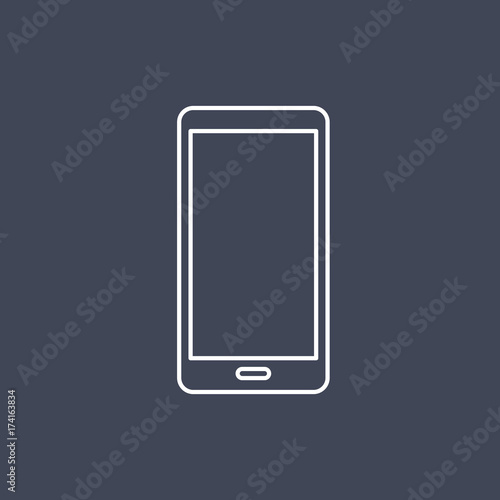 Vector of mobile phone icon