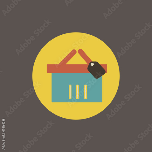 Illustration of bag with price tag