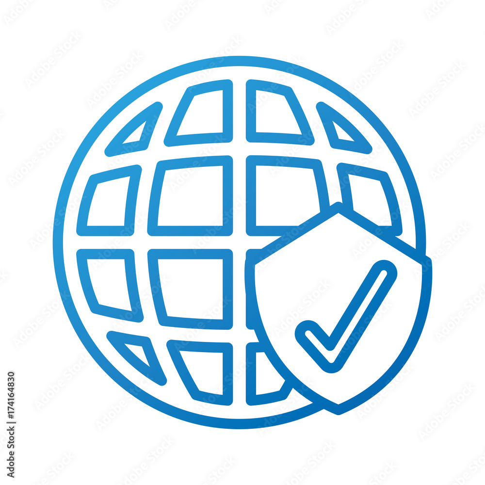 global safety checkmark shield protection information sign global safety checkmark shield protection information sign