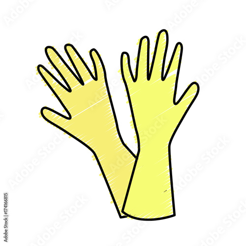 washing gloves design style to homework