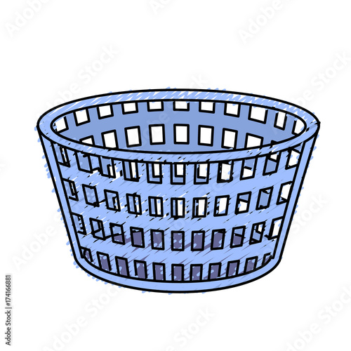 basket to dirty clothes and domestic housework
