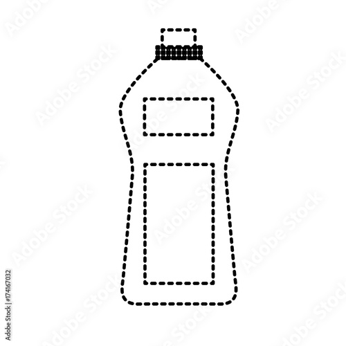 dotted shape bottle soap object to clean clothes