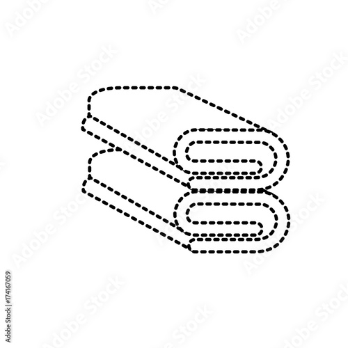 dotted shape clean towels design style and domestic housework