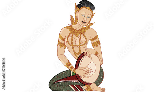Thai traditional painting