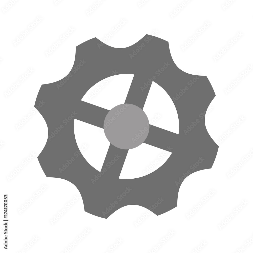 single gear icon image vector illustration design single gear icon image vector illustration design