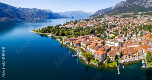 Mandello del Lario - Lago di Como (IT) - Vista aerea panoramica - 2017 