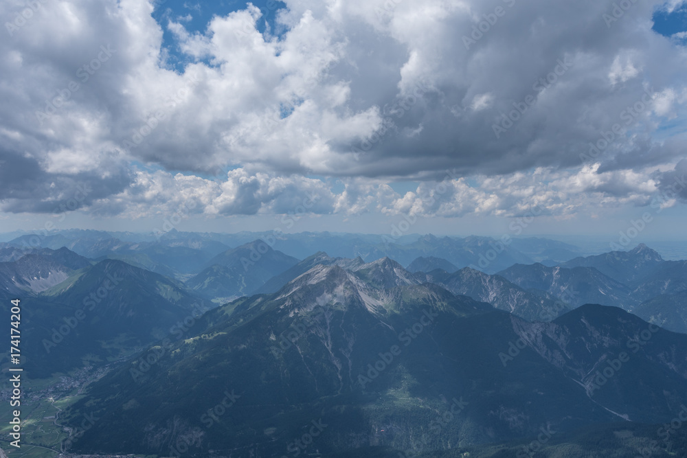 The mountains of Alps in Tyrol, Austria The mountains of Alps in Tyrol, Austria