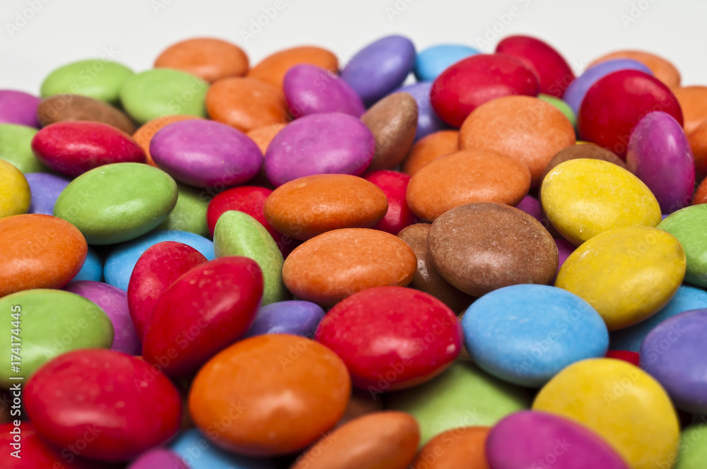 bunte Schokolinsen bunte Schokolinsen