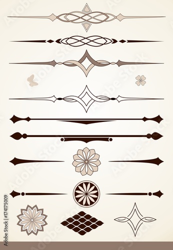 Dividers and decorations