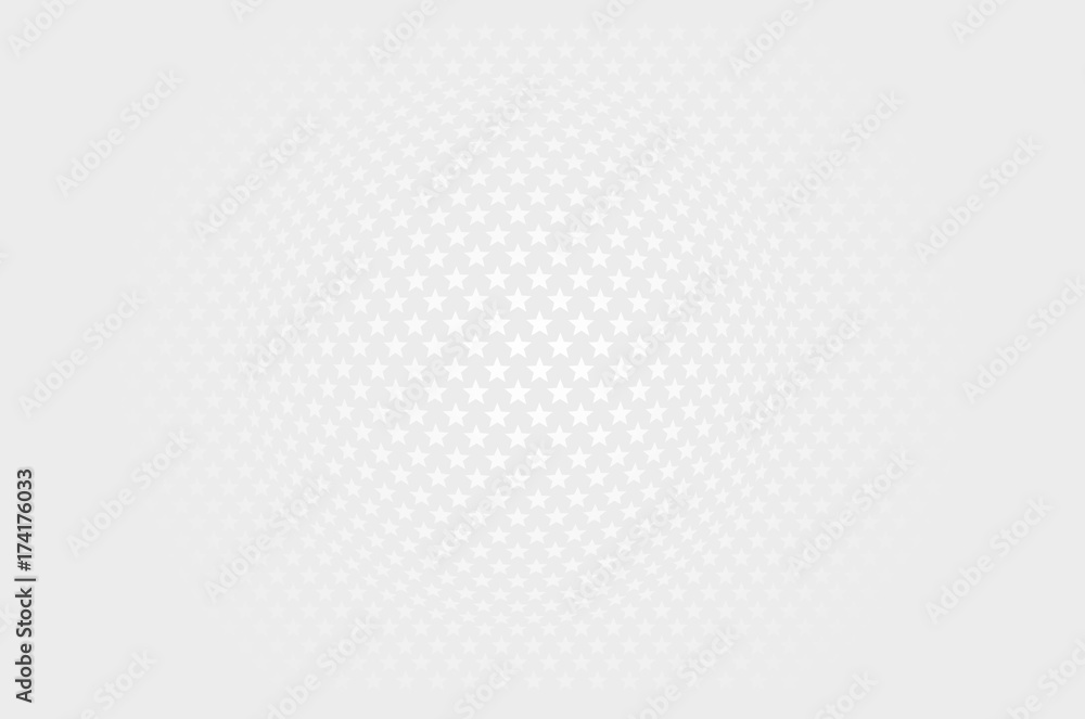 Grey white star modern bright art. Blurred pattern background. Abstract creative graphic template. Business style.