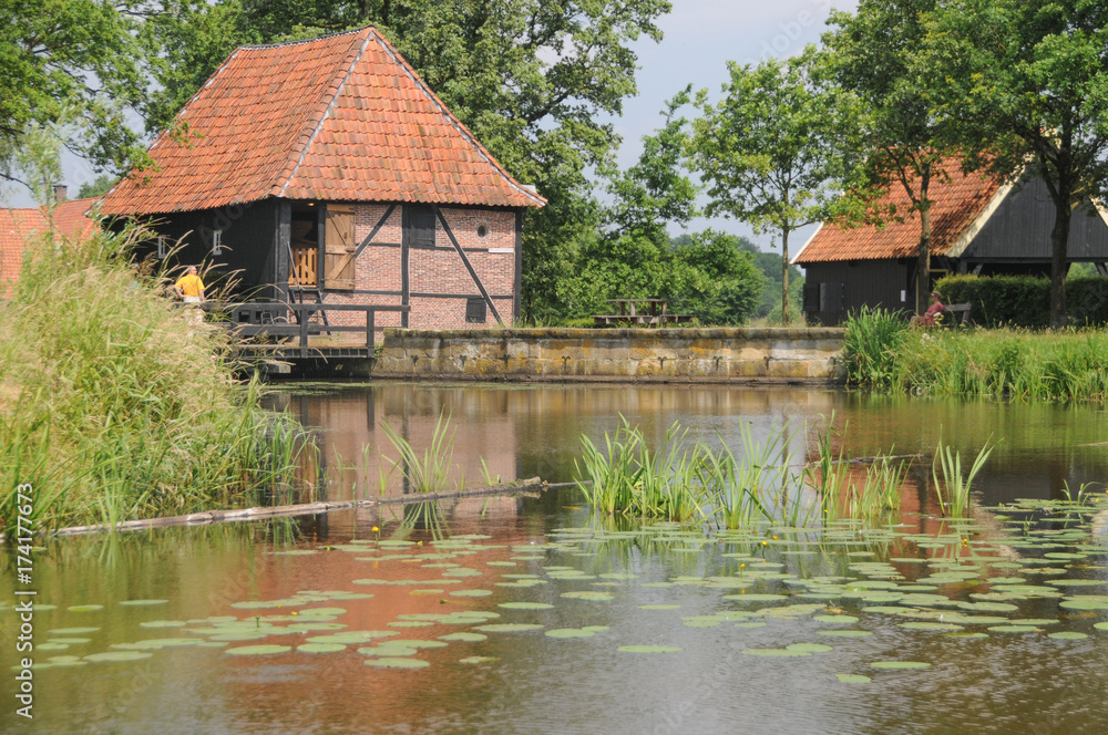 Obraz premium Old Dutch Watermill
