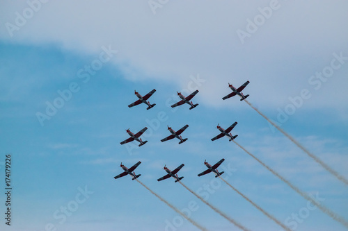Air Show - Airplanes acrobatic show , Malta 