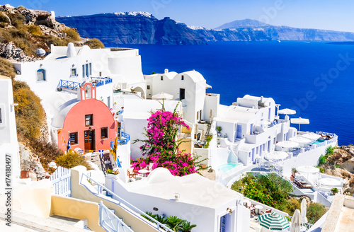 Santorini, Greece - Oia village, sunset